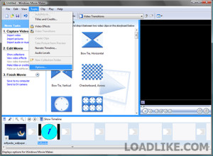 ตัวอย่างโปรแกรม Windows Live Movie Maker ล่าสุด โปรแกรมตัดต่อวีดีโอฟรี