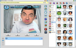 ภาพตัวอย่างโปรแกรม WebcamMax